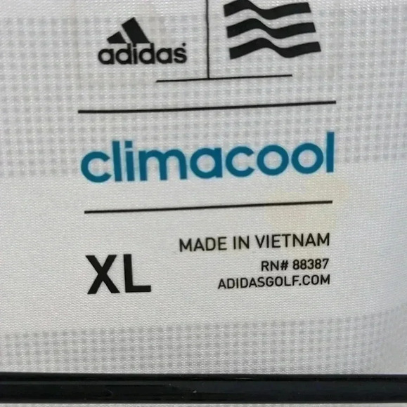 Adidas Men's Climacool Gradient Stripe 2015 U.S. Opening Golf Polo Shirt XL - Picture 3 of 5